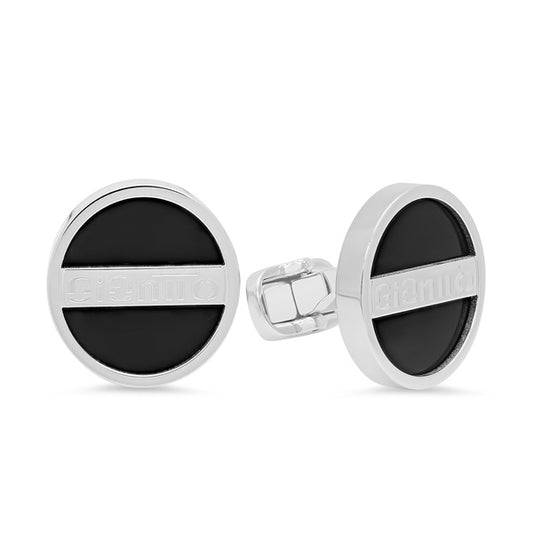 GIANTTO Black Onyx Cufflinks