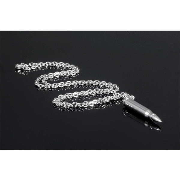 GIANTTO LEGACY COLLECTION SILVER BULLET PENDANT NECKLACE