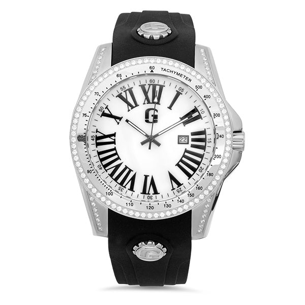 Stainless Steel Case polished/Matte finish combination.