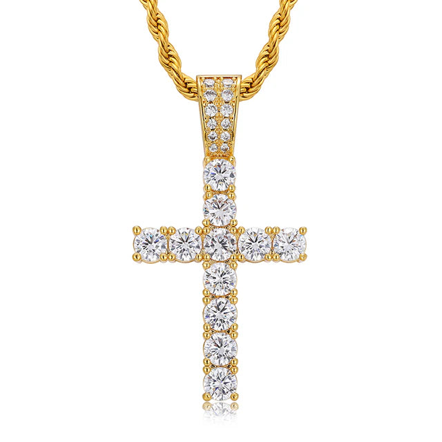 Tennis Cross Pendant