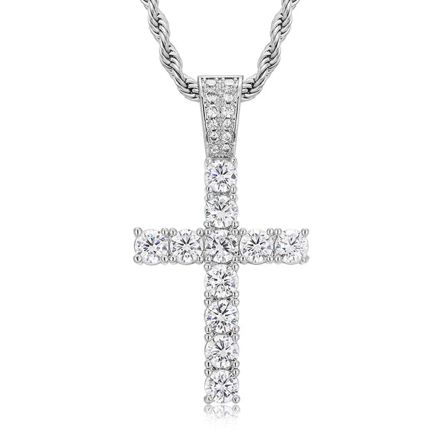 Tennis Cross Pendant
