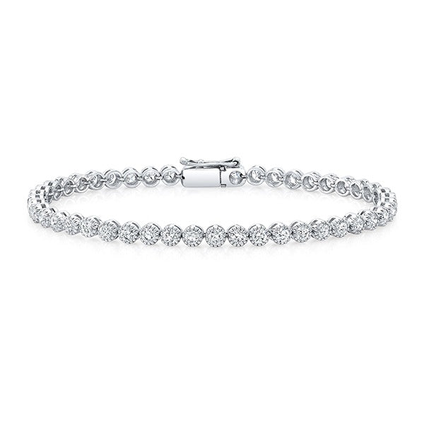 Bezel Set Tennis Bracelet