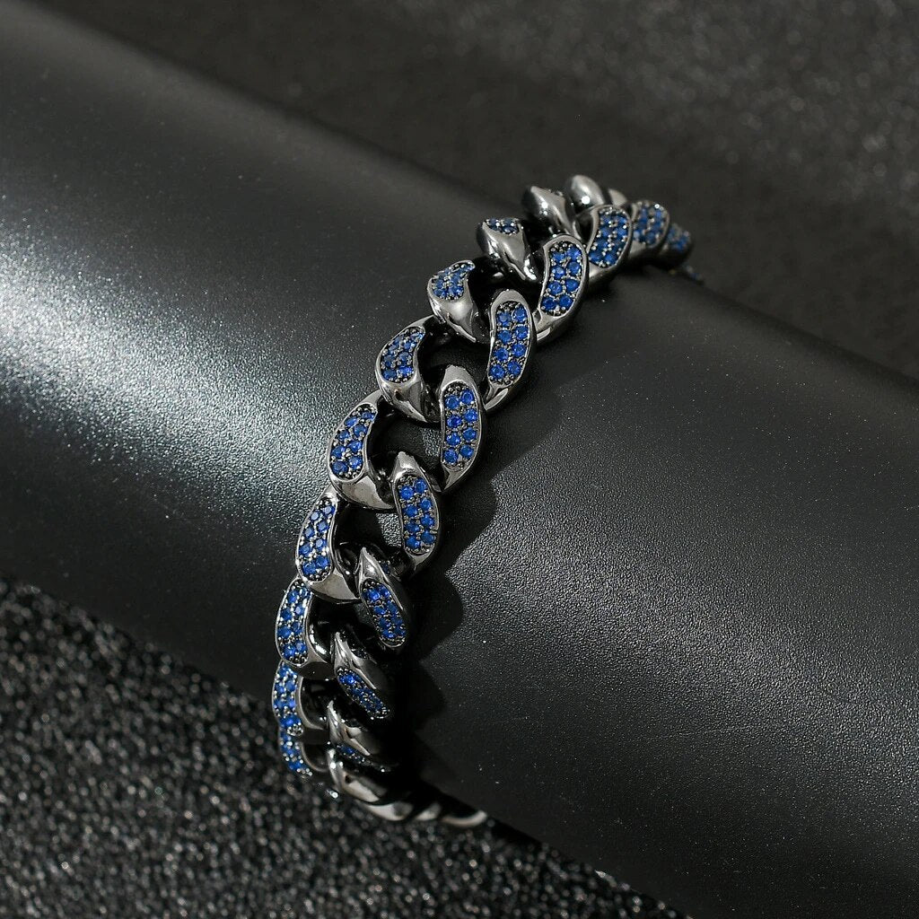 NAVY BLUE G-LINK BRACELET