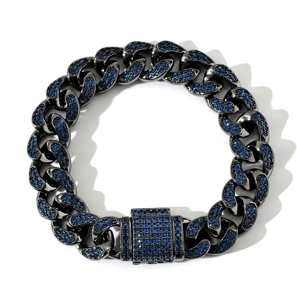 NAVY BLUE G-LINK BRACELET