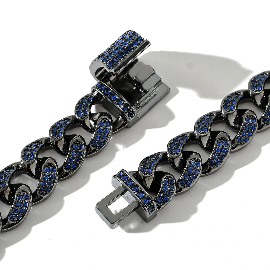 NAVY BLUE G-LINK BRACELET