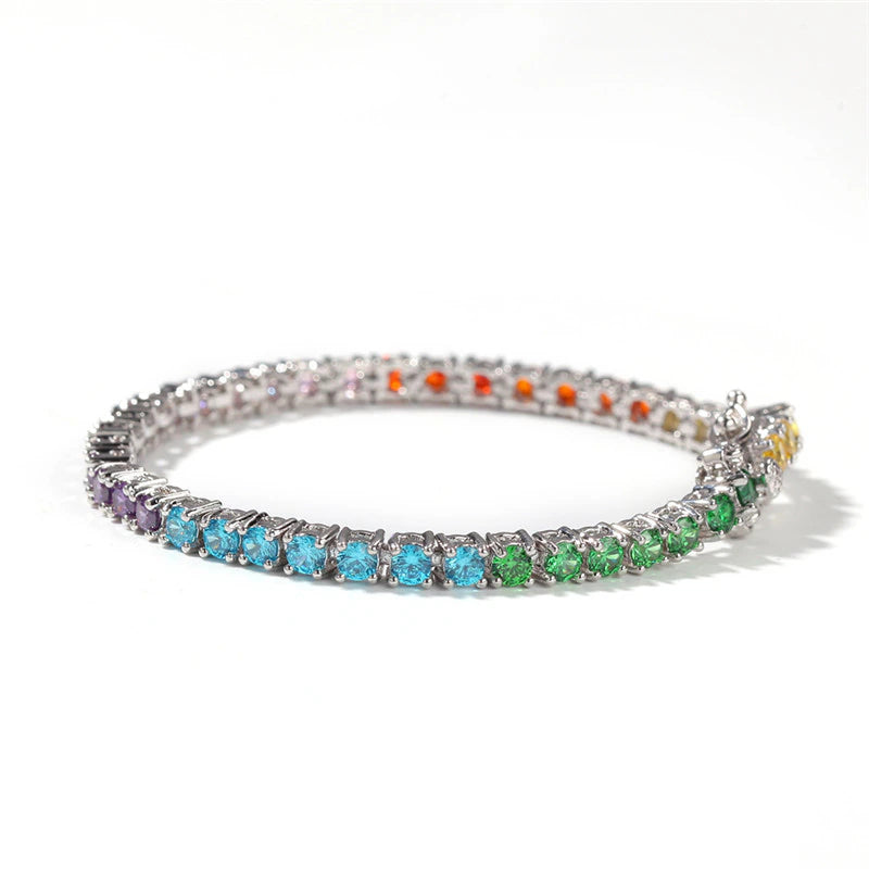 MULTI-COLOR TENNIS BRACELET