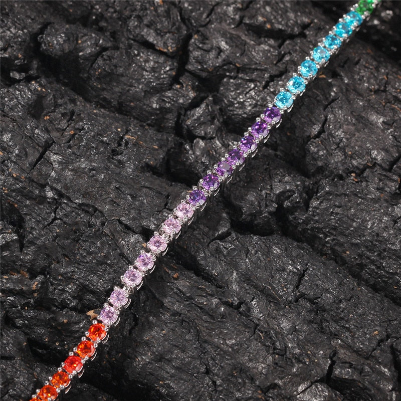 MULTI-COLOR TENNIS BRACELET