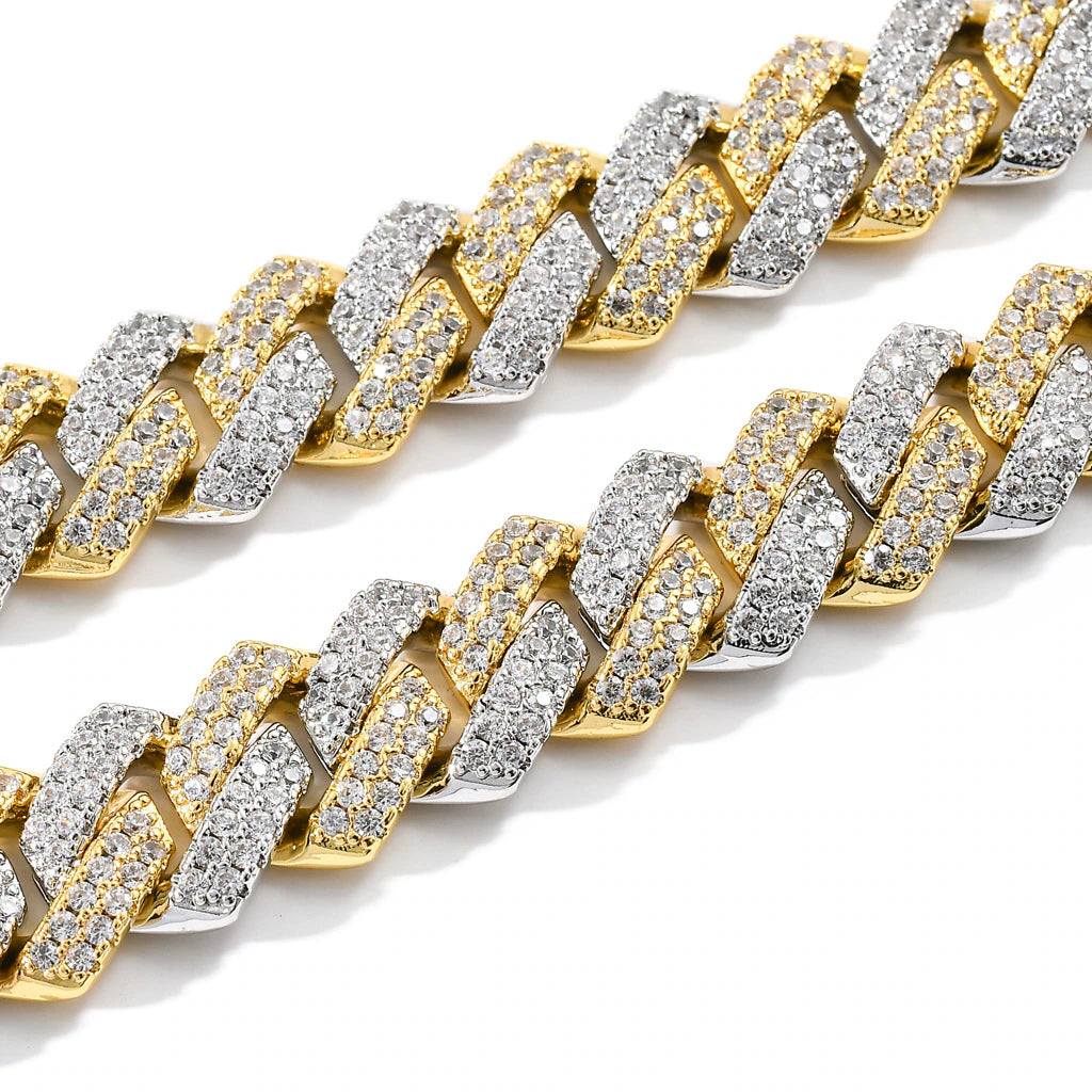 TWO TONE G1 - LINK NECKLACE