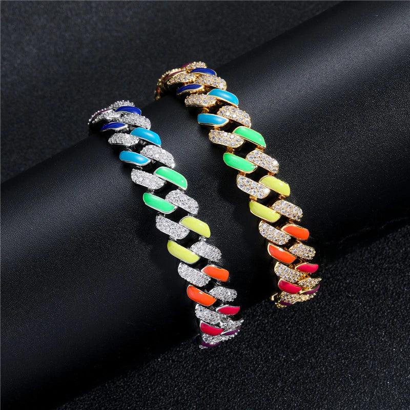 ENAMEL G-LINK BRACELET