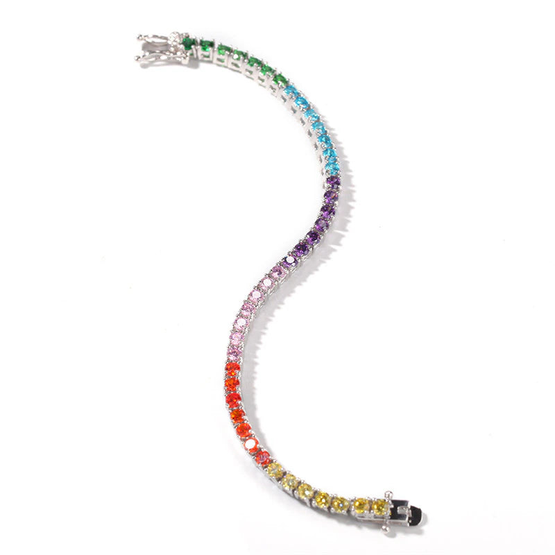 MULTI-COLOR TENNIS BRACELET