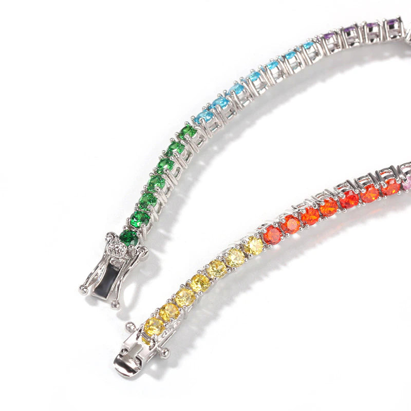 MULTI-COLOR TENNIS BRACELET