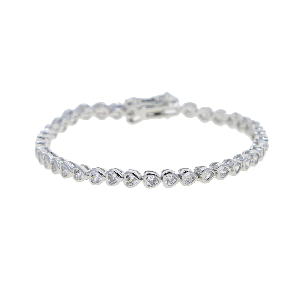 BEZEL SET TENNIS BRACELET