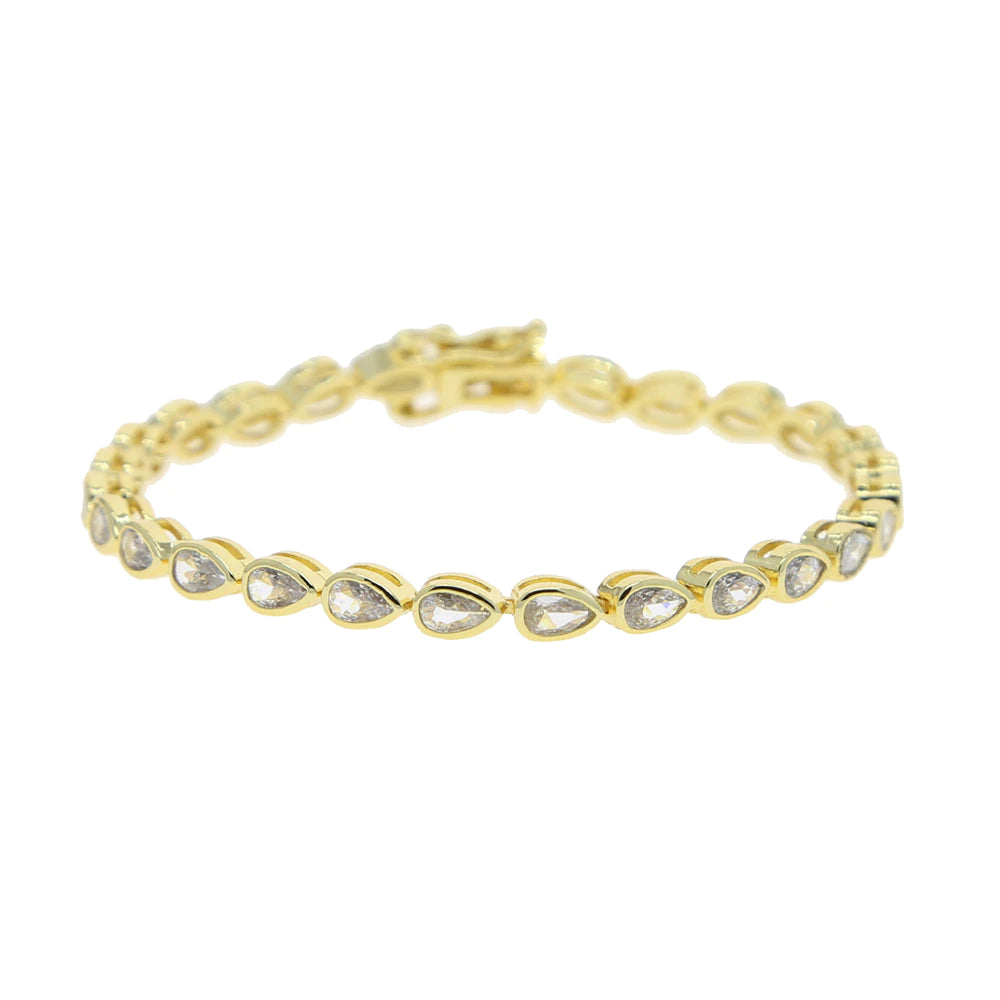 BEZEL SET TENNIS BRACELET