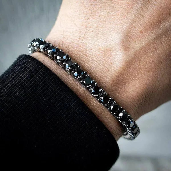 Black Onyx Tennis Bracelet