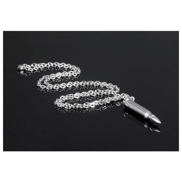 GIANTTO LEGACY COLLECTION SILVER BULLET PENDANT NECKLACE