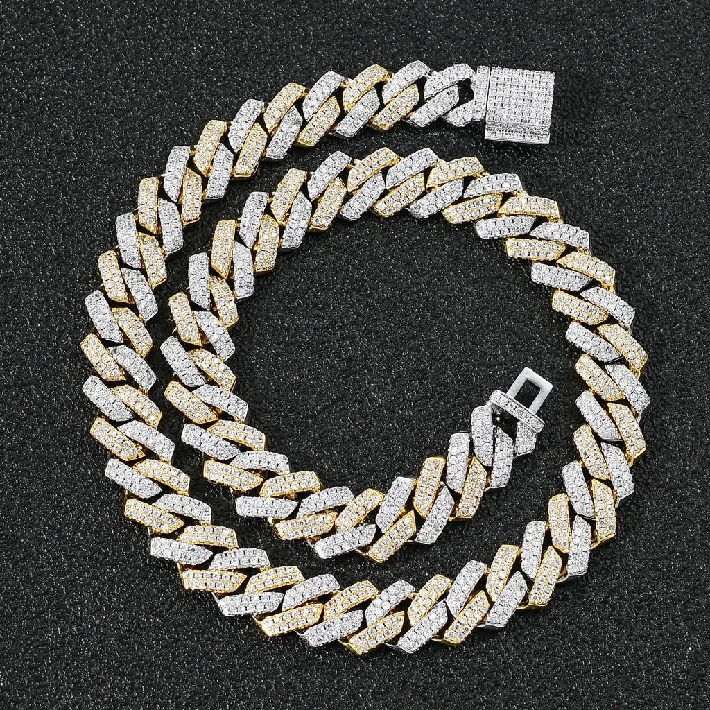 TWO TONE  G1 - LINK NECKLACE