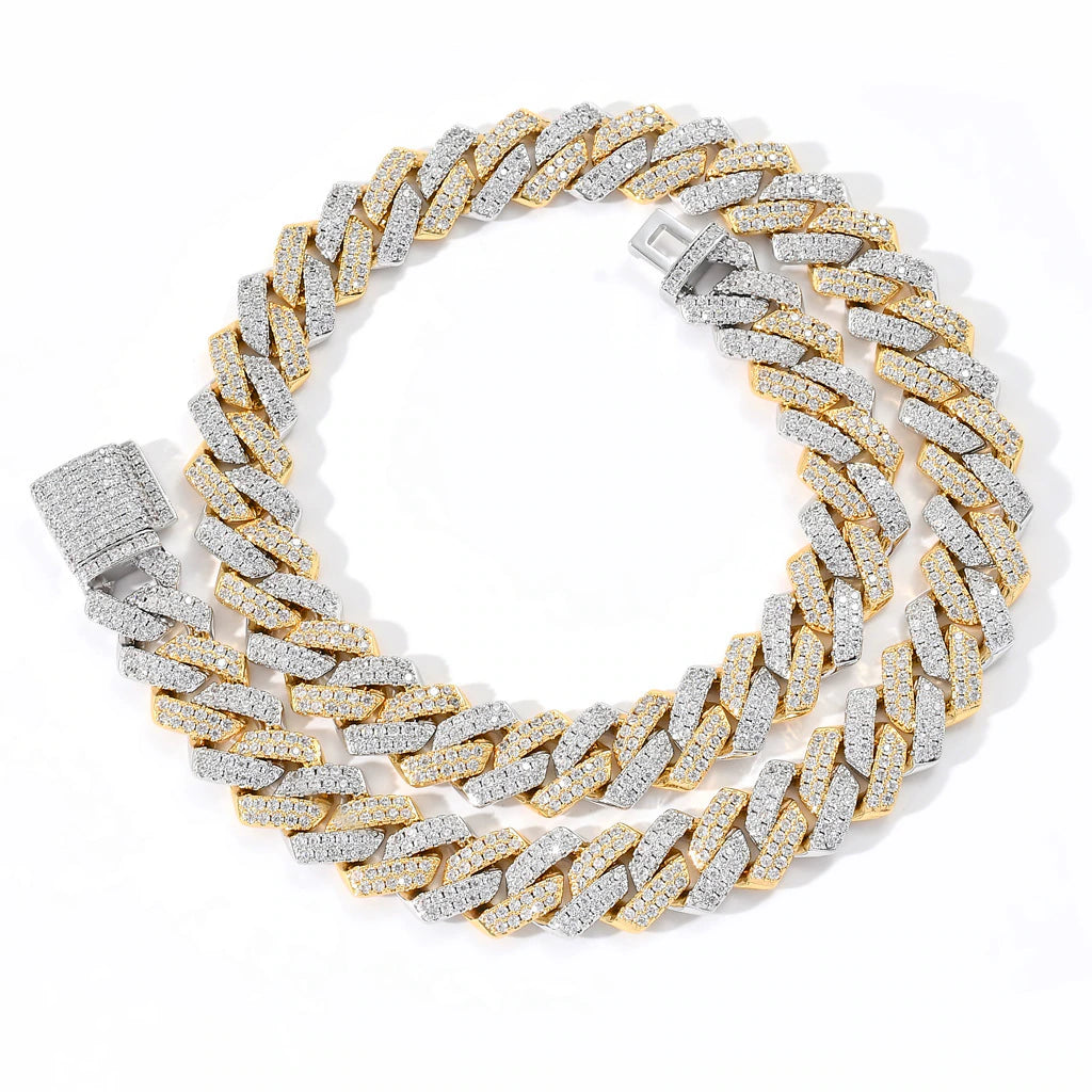 TWO TONE  G1 - LINK NECKLACE
