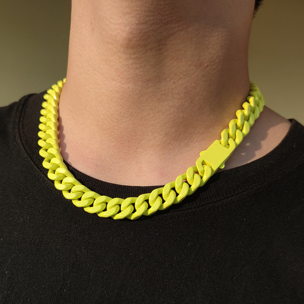 G - LINK COLORED NECKLACE