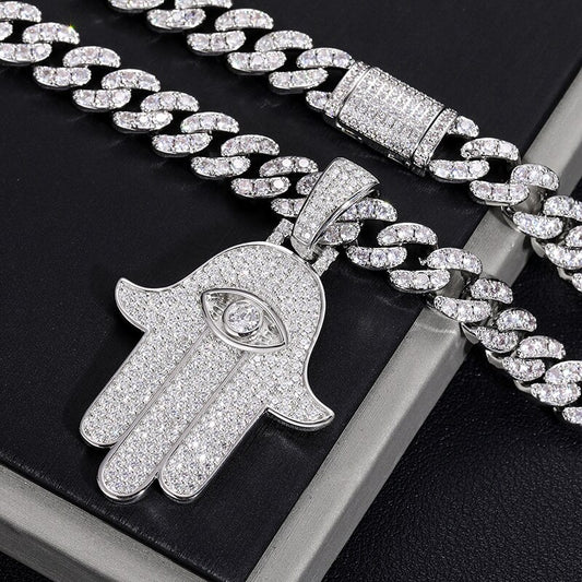 HAMSA PENDANT AND CHAIN